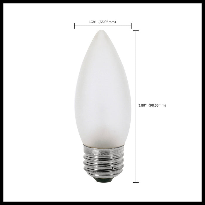 Satco S21705 Light Bulb, Frost