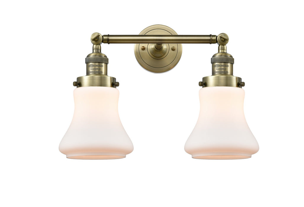 Innovations 208-AB-G191-LED LED Bath Vanity, Antique Brass