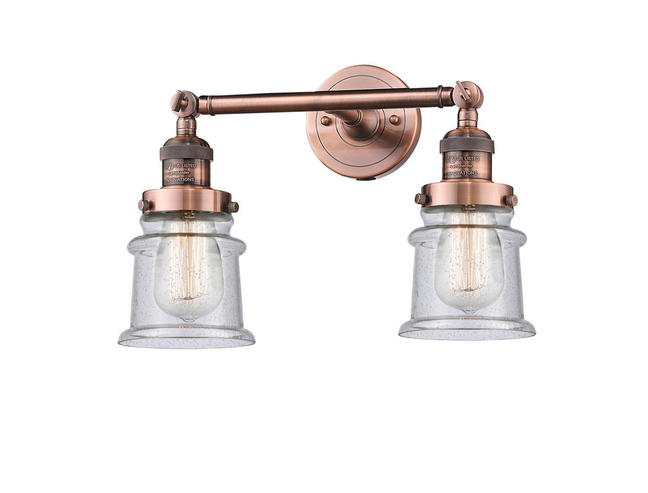 Innovations 208-AC-G184S-LED LED Bath Vanity, Antique Copper