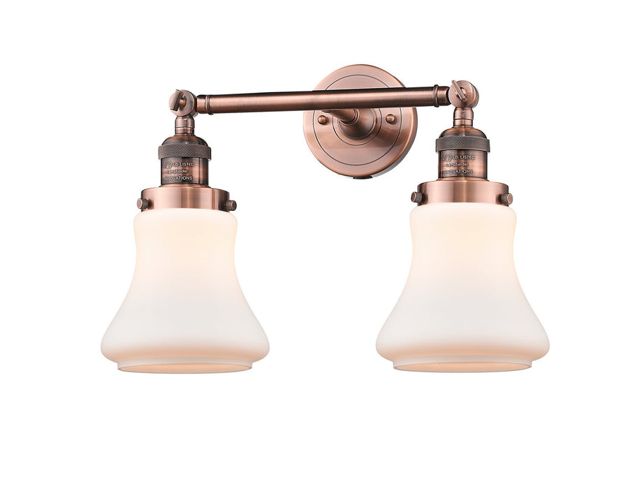 Innovations 208-AC-G191-LED LED Bath Vanity, Antique Copper