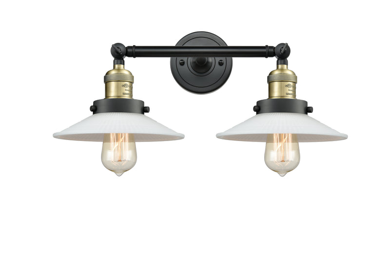 Innovations 208-BAB-G1 Two Light Bath Vanity, Black Antique Brass
