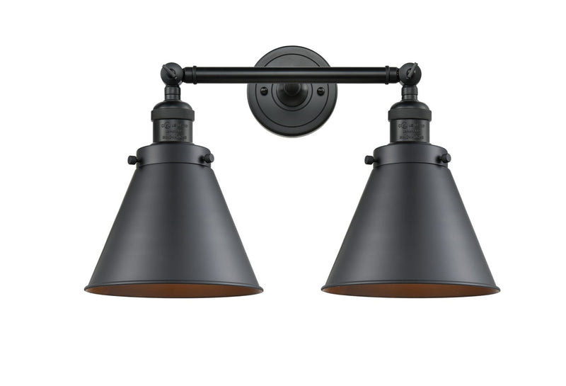 Innovations 208-BK-M13-BK-LED LED Bath Vanity, Matte Black