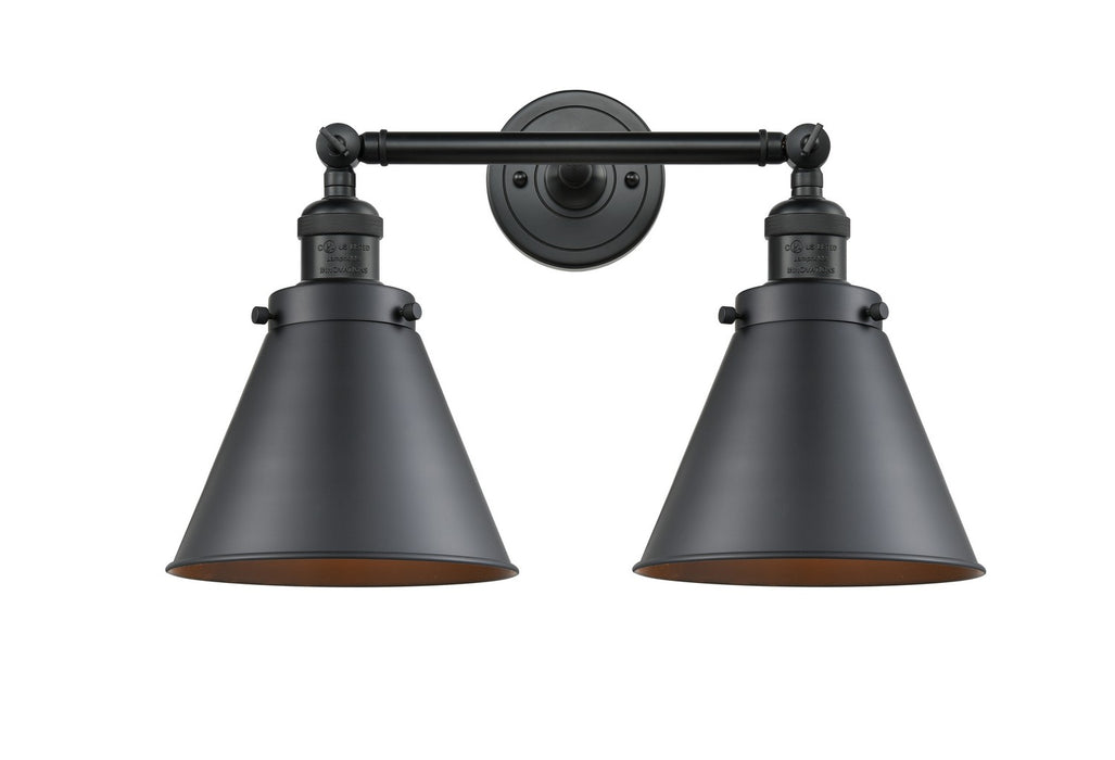 Innovations 208-BK-M13-BK-LED LED Bath Vanity, Matte Black