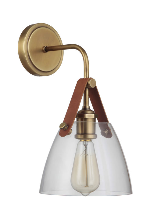 Craftmade 51361-VB One Light Wall Sconce, Vintage Brass