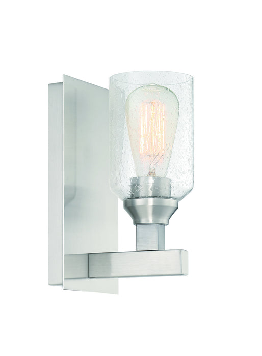 Craftmade 53161-BNK One Light Wall Sconce, Brushed Polished Nickel
