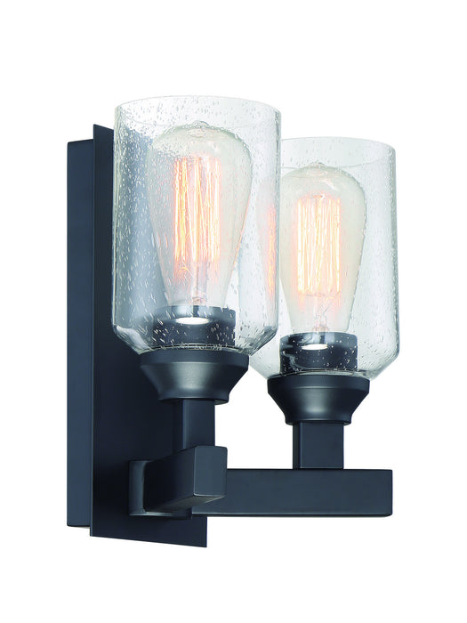 Craftmade 53162-FB Two Light Wall Sconce, Flat Black
