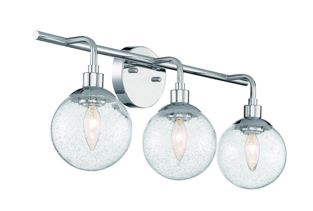 Craftmade 53303-CH Three Light Vanity, Chrome
