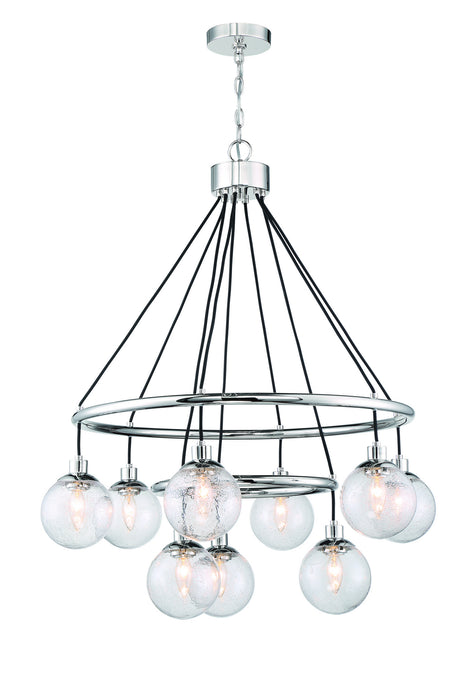 Craftmade 53329-CH Nine Light Chandelier, Chrome
