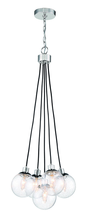 Craftmade 53395-CH Five Light Pendant, Chrome
