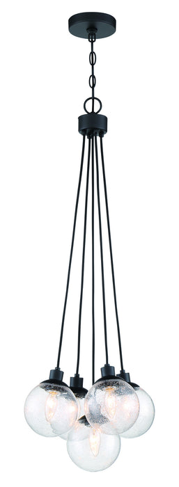 Craftmade 53395-FB Five Light Pendant, Flat Black
