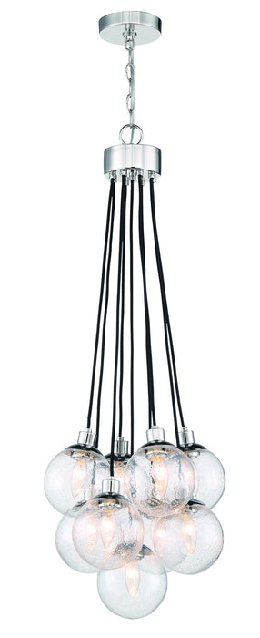 Craftmade 53399-CH Nine Light Pendant, Chrome
