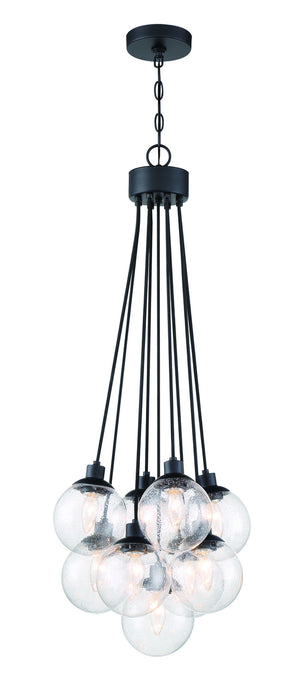Craftmade 53399-FB Nine Light Pendant, Flat Black