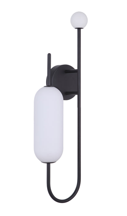 Craftmade 53862-FB-LED LED Wall Sconce, Flat Black