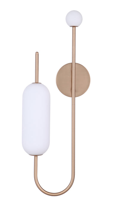 Craftmade 53862-SB-LED LED Wall Sconce, Satin Brass