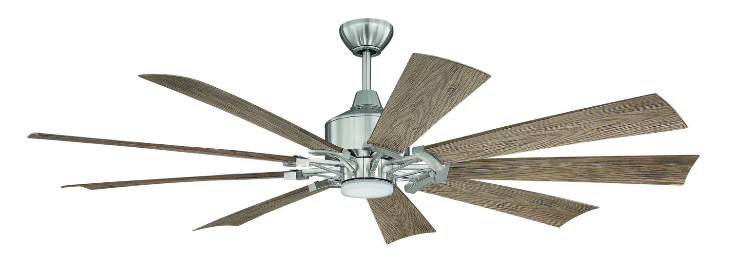 Craftmade EAS60BNK9 60"Ceiling Fan, Brushed Polished Nickel