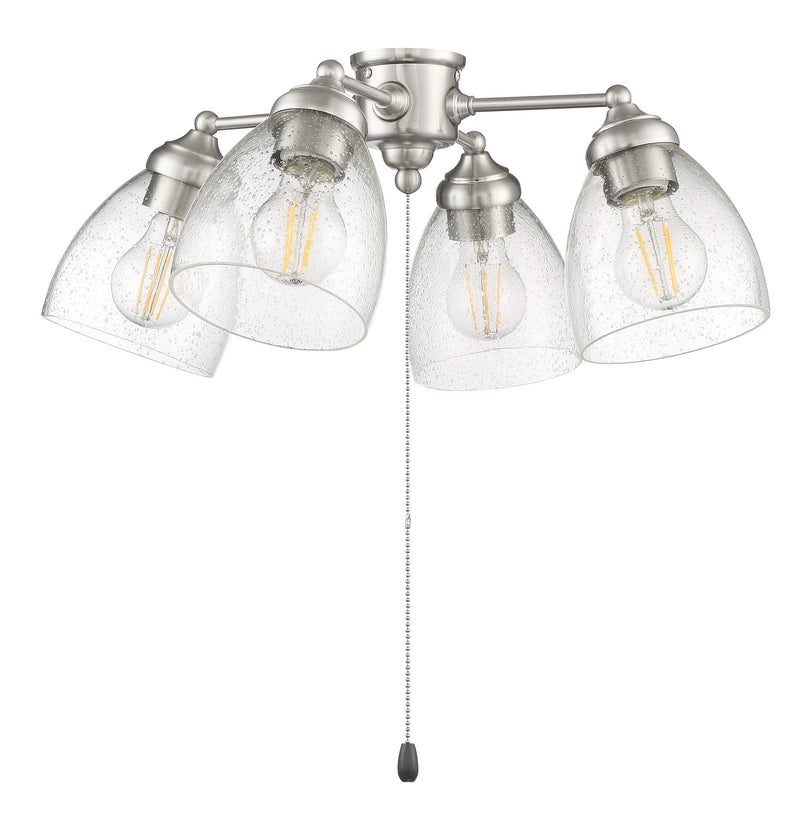 Craftmade LK401105-BNK-LED LED Fan Light Kit, Brushed Polished Nickel