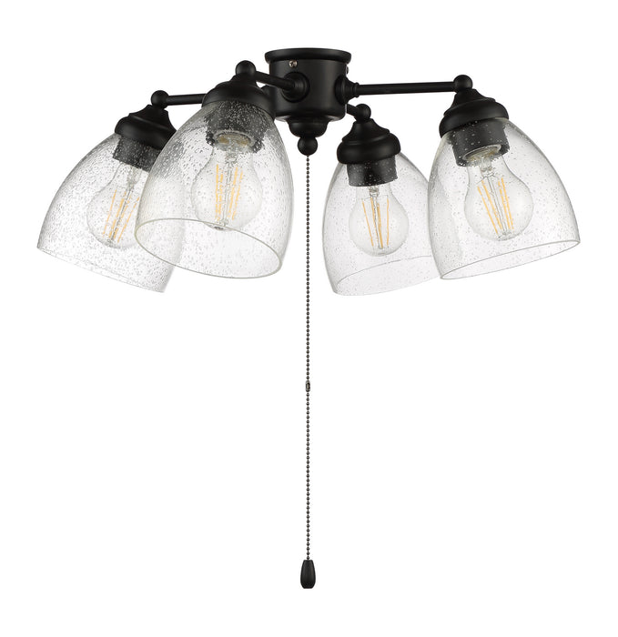 Craftmade LK401105-FB-LED LED Fan Light Kit, Flat Black
