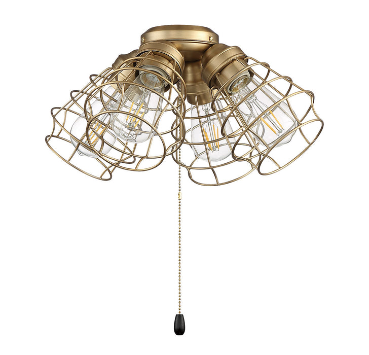 Craftmade LK405101-SB-LED LED Fan Light Kit, Satin Brass