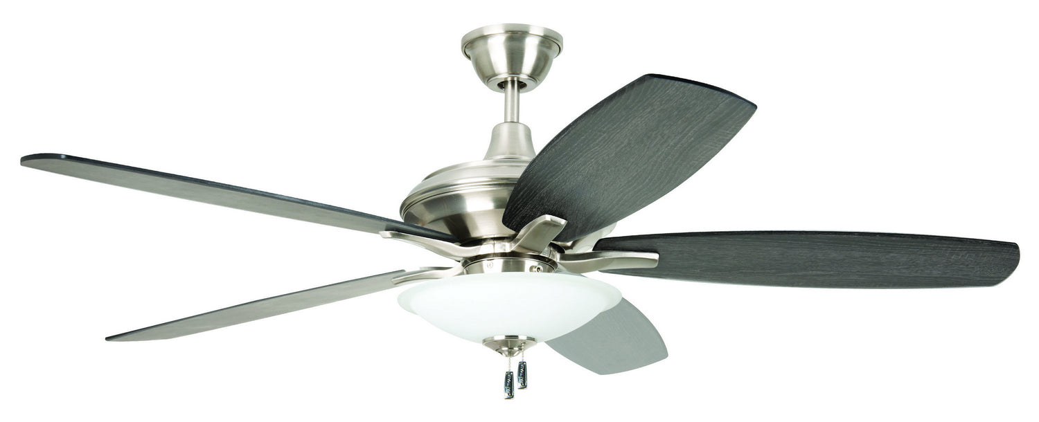 Craftmade JAM52BNK5-LED-FBGW 52"Ceiling Fan, Brushed Polished Nickel
