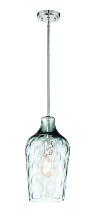Craftmade P726BNK1 One Light Pendant, Brushed Polished Nickel