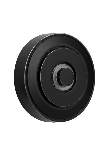 Craftmade PB5003-FB Round Surface Mount Pushbutton, Flat Black