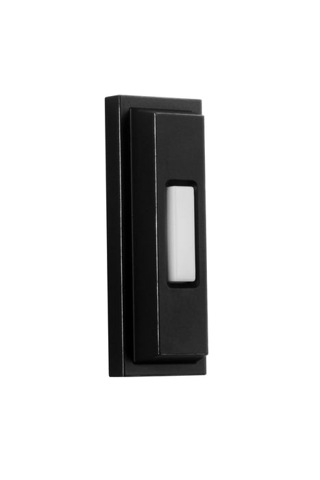 Craftmade PB5005-FB Rectangle Surface Mount Pushbutton, Flat Black