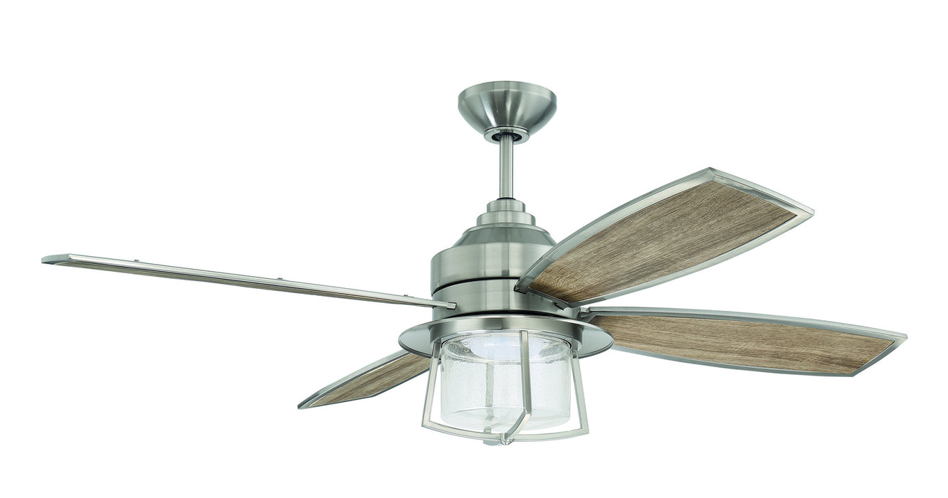 Craftmade WAT52BNK4 52"Ceiling Fan, Brushed Polished Nickel