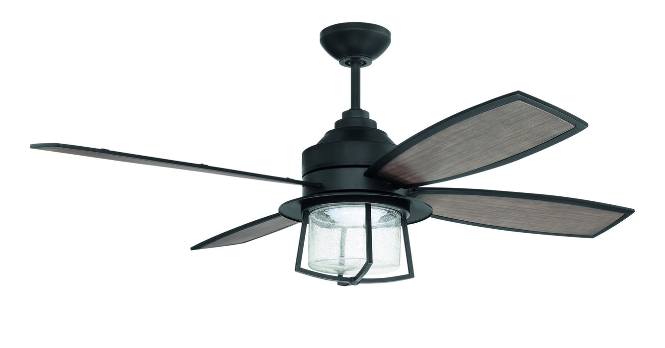 Craftmade WAT52FB4 52"Ceiling Fan, Flat Black