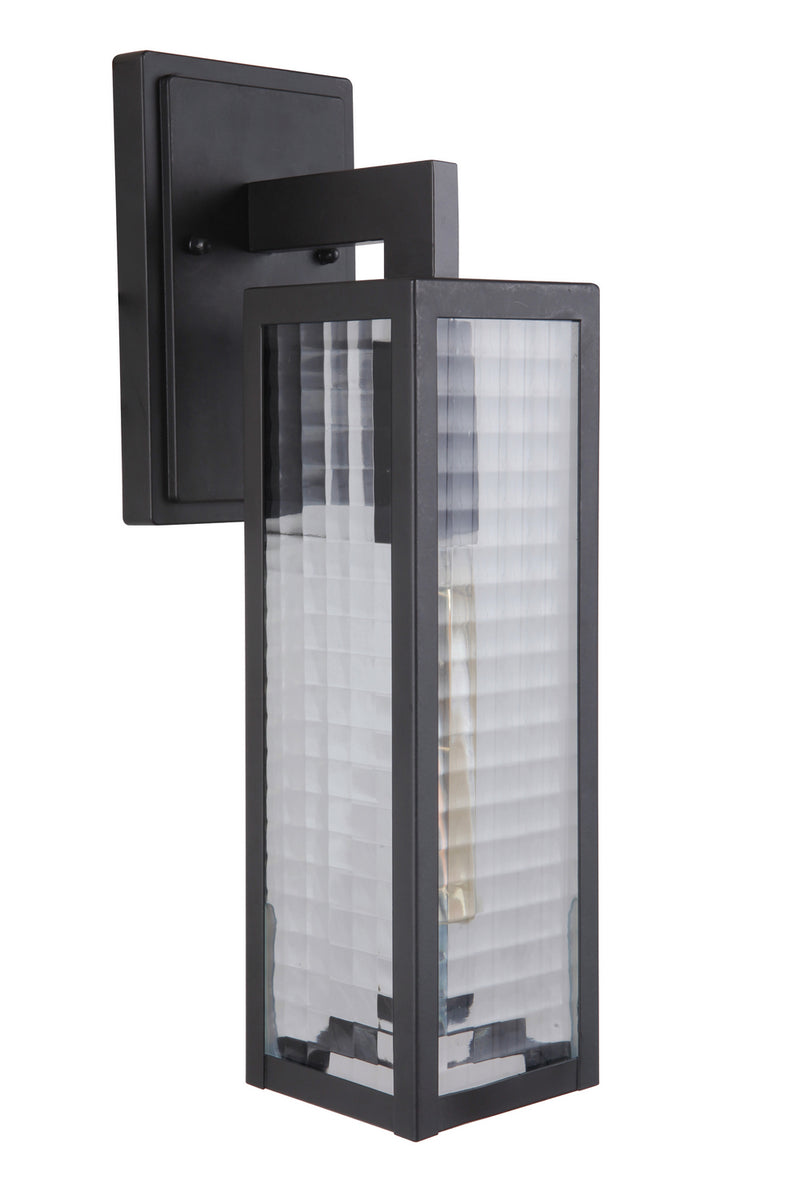 Craftmade Z4514-MN-SC One Light Wall Mount, Midnight