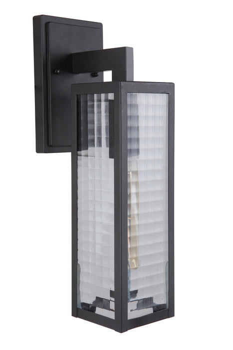 Craftmade Z4514-MN-SC One Light Wall Mount, Midnight