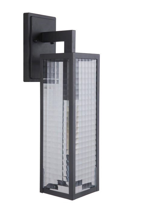 Craftmade Z4524-MN-SC One Light Wall Mount, Midnight