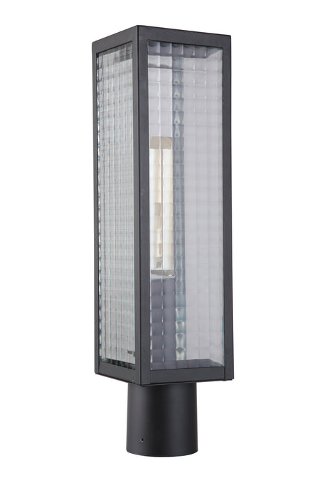 Craftmade Z4525-MN-SC One Light Post Mount, Midnight