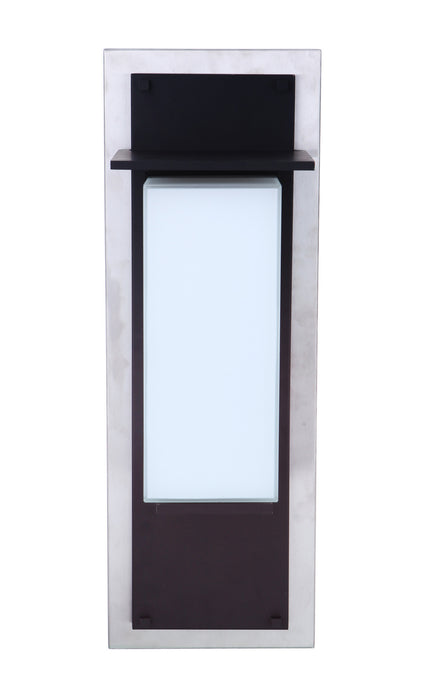 Craftmade ZA2512-SSMN-LED LED Outdoor Lantern, Stainless Steel / Midnight