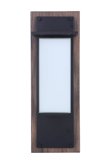 Craftmade ZA2512-WBMN-LED LED Outdoor Lantern, Whiskey Barrel / Midnight