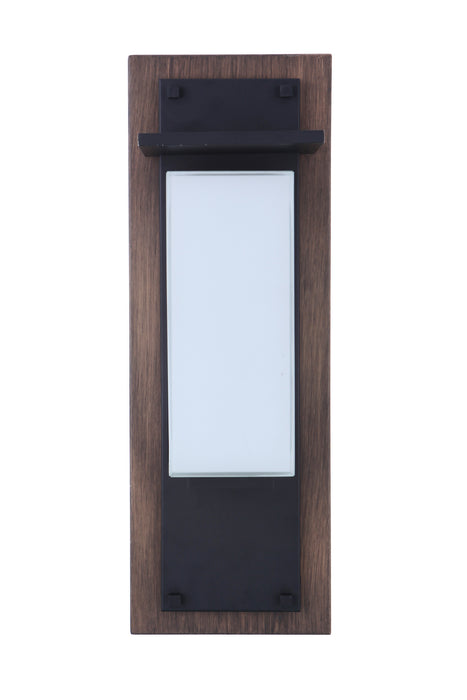 Craftmade ZA2522-WBMN-LED LED Outdoor Lantern, Whiskey Barrel / Midnight