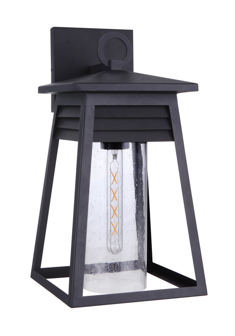 Craftmade ZA2724-TB One Light Outdoor Pendant, Textured Black