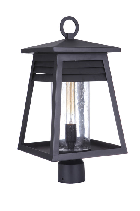 Craftmade ZA2725-TB One Light Outdoor Post Mount, Textured Black