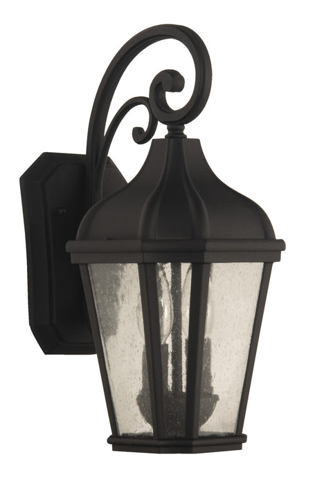 Craftmade ZA3014-TB Two Light Outdoor Wall Mount, Textured Black