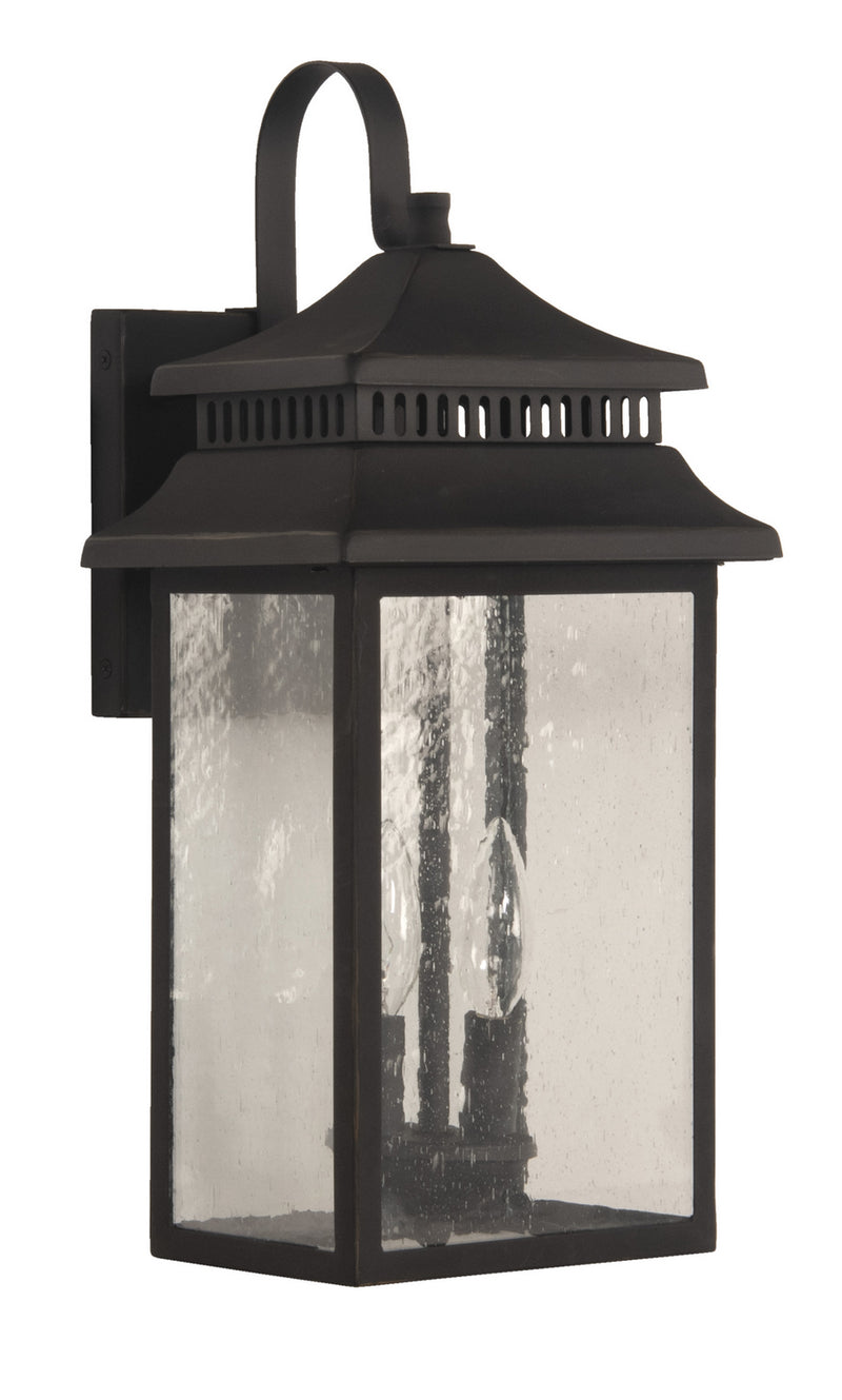 Craftmade ZA3114-DBG Two Light Outdoor Wall Mount, Dark Bronze Gilded