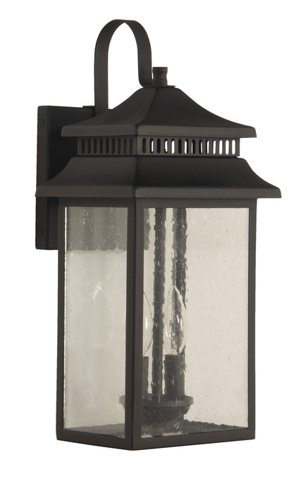 Craftmade ZA3114-TB Two Light Outdoor Wall Mount, Textured Black