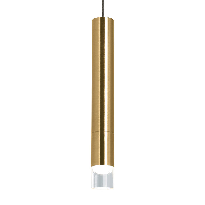 Visual Comfort Modern 700FJMXYR-LED927 LED Pendant, Aged Brass