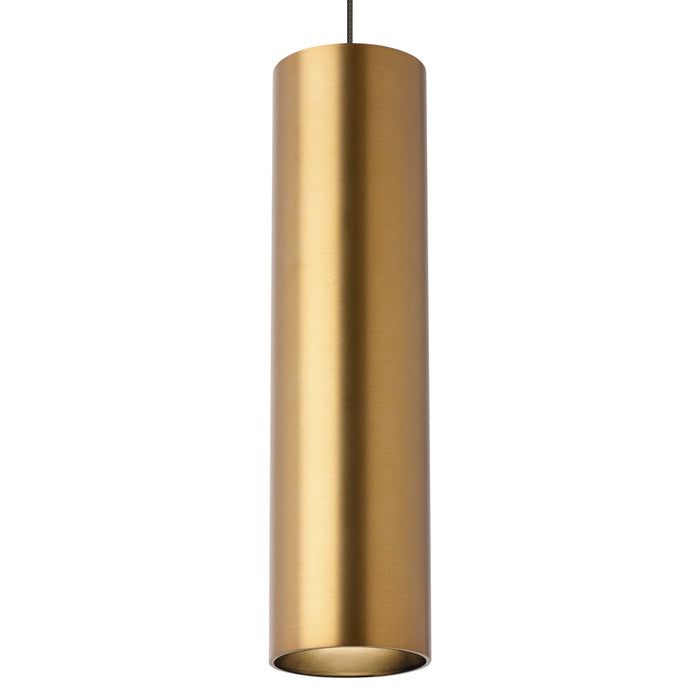 Visual Comfort Modern 700FJPPRRR-LEDS930 LED Pendant, Aged Brass