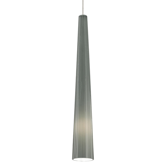 Visual Comfort Modern 700FJZENSKS-LEDS930 LED Pendant, Satin Nickel