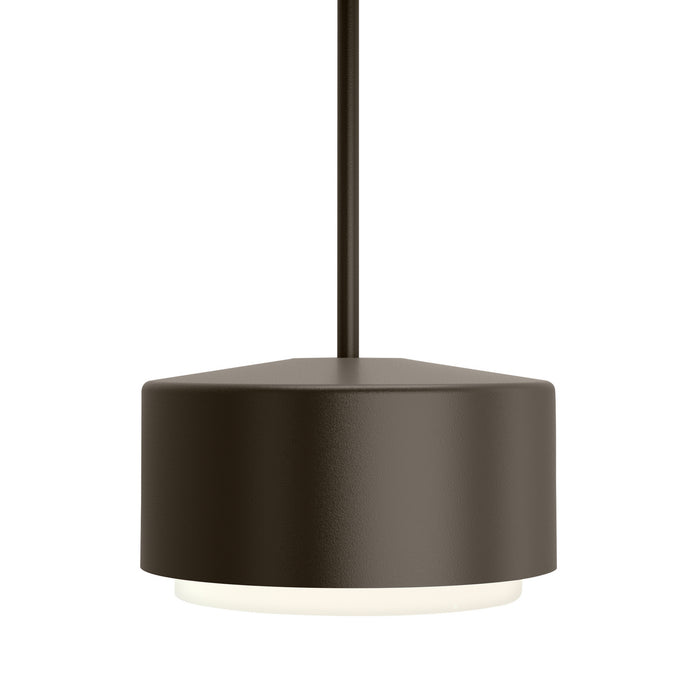 Visual Comfort Modern 700OPROT93012ZUNV LED Outdoor Pendant, Bronze