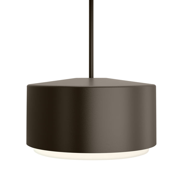 Visual Comfort Modern 700OPROT93018ZUNV LED Outdoor Pendant, Bronze