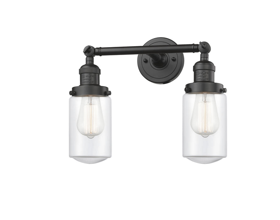 Innovations 208-OB-G312 Two Light Bath Vanity, Oil Rubbed Bronze