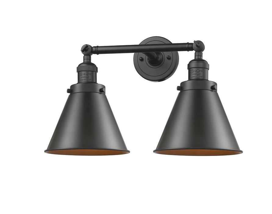 Innovations 208-OB-M13-OB Two Light Bath Vanity, Oil Rubbed Bronze
