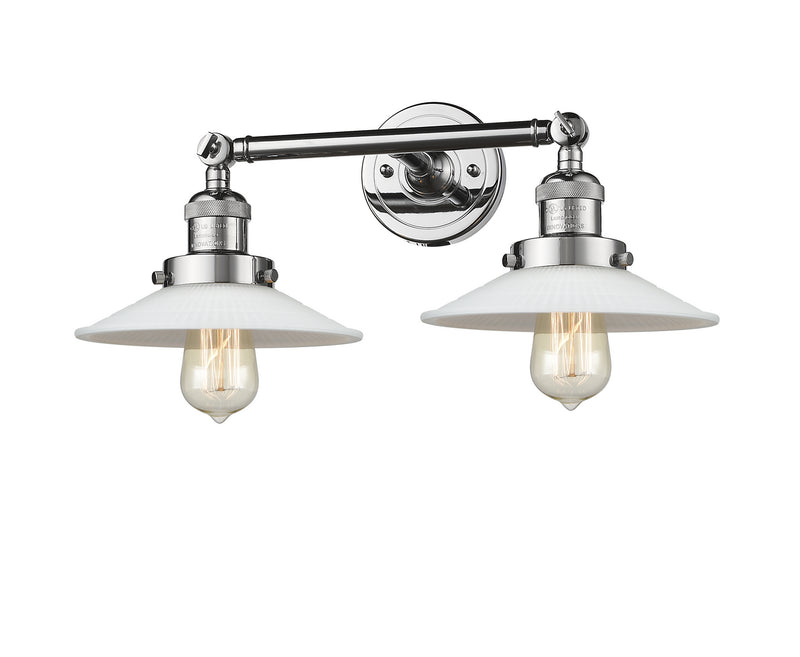 Innovations 208-PC-G1 Two Light Bath Vanity, Polished Chrome