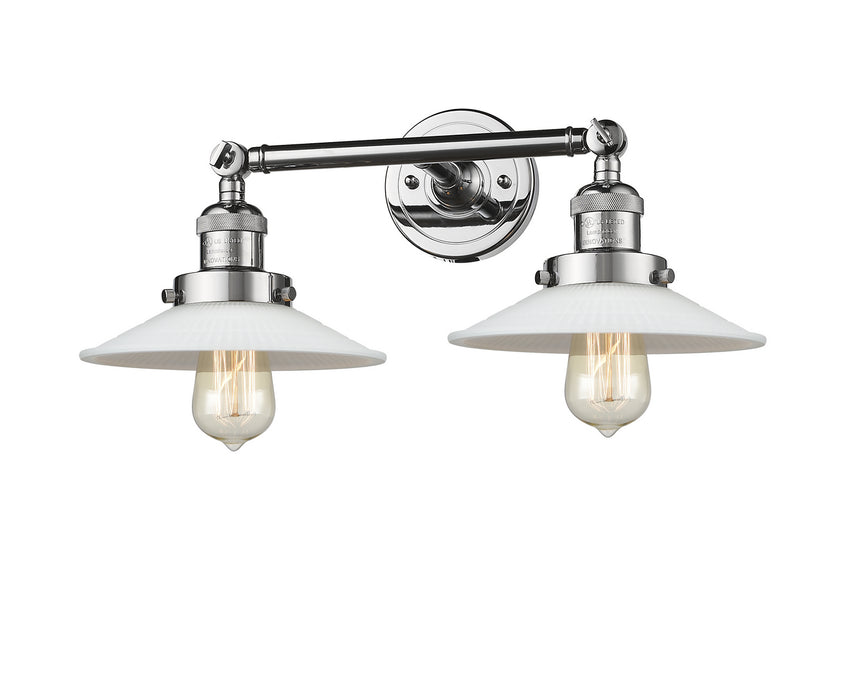Innovations 208-PC-G1 Two Light Bath Vanity, Polished Chrome