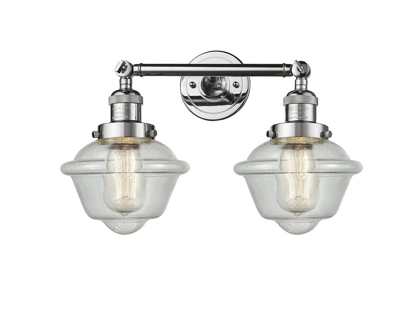 Innovations 208-PC-G534 Two Light Bath Vanity, Polished Chrome